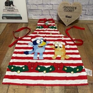 Bluey Christmas Apron Bingo Cookies Dogs Adult OS New 
Adult one size